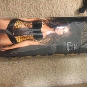Ann Chery Animal Print Latex Waist Trainer Cincher